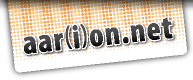 aarion.net logo | Graphic Design, Web Design and Digital Photography portfolio of Aaron Steinfeld